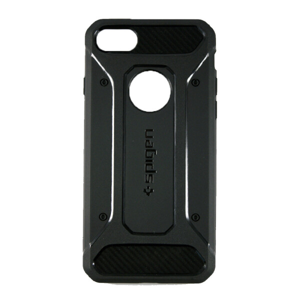 

Чехол-накладка DK силикон SGP Spigen Armor Carbon окошко под лого для Apple iPhone 7 / 8 (black)