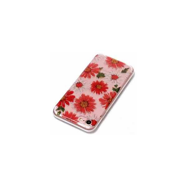 

Чехол-накладка DK силикон Summer Flower для Apple iPhone 6 / 6S Plus (clear)