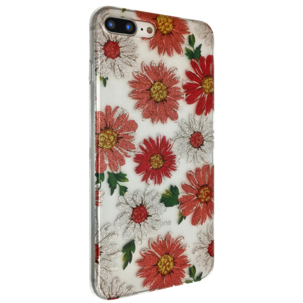 

Чехол-накладка DK силикон Summer Flower для Apple iPhone 7 / 8 Plus (clear)