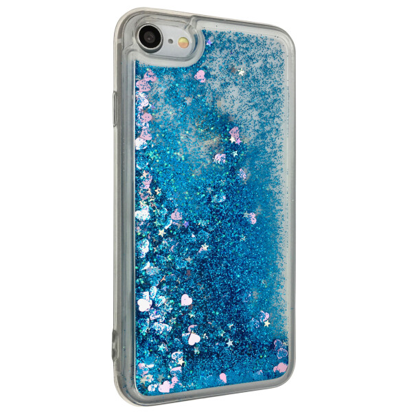 

Чехол-накладка DK силикон Аквариум Сердечки для Apple iPhone 7 / 8 (blue)
