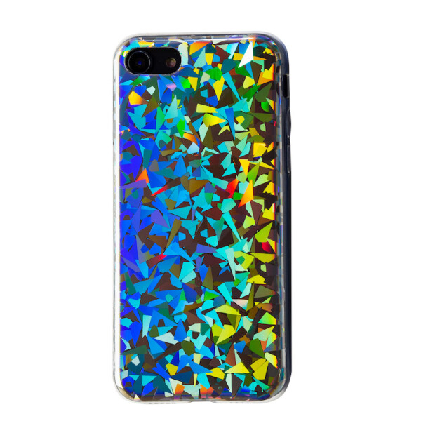 

Чехол-накладка DK силикон Голлограмма Мрамор для Apple iPhone 7 / 8 (silver)