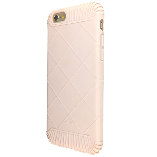 

Чехол-накладка DK силикон Гребень для Apple iPhone 6 / 6S Plus (light pink)
