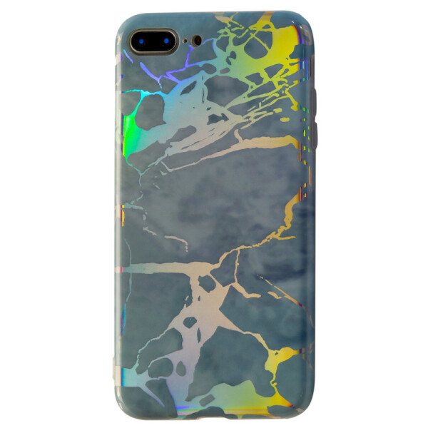 

Чехол-накладка DK силикон Зеркальный Мрамор для Apple iPhone 7 / 8 Plus (blue)