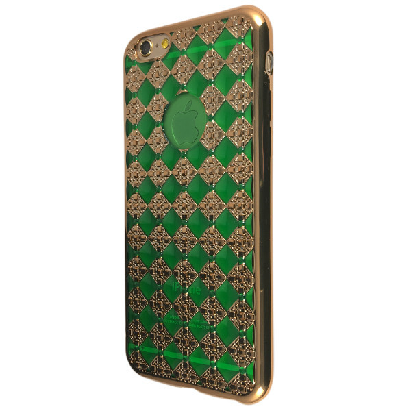 

Чехол-накладка DK силикон Кардинал с окошком под лого для Apple iPhone 6 / 6S Plus (green)