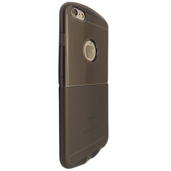 

Чехол-накладка DK силикон Круглый с окошком под лого для Apple iPhone 6 / 6S Plus (dark)