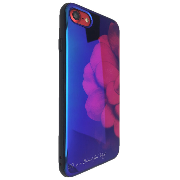 

Чехол-накладка DK силикон лак It's a beautiful day Цветы для Apple iPhone 7 / 8 (01)