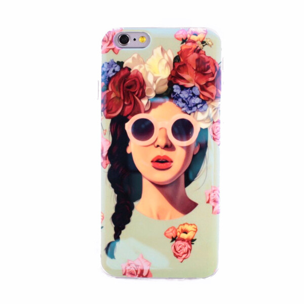 

Чехол-накладка DK силикон прозрачный лакированный для Apple iPhone 6 / 6S Plus (Маша Полякова)