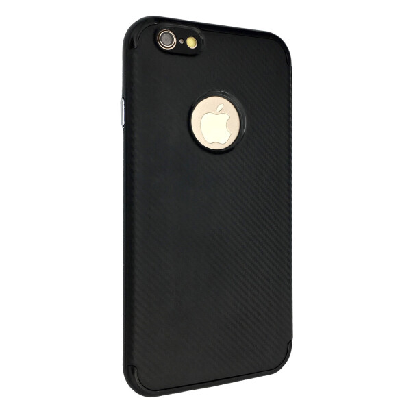 

Чехол-накладка DK силикон с пластик бортом iPaky для Apple iPhone 6 / 6S Plus (black)