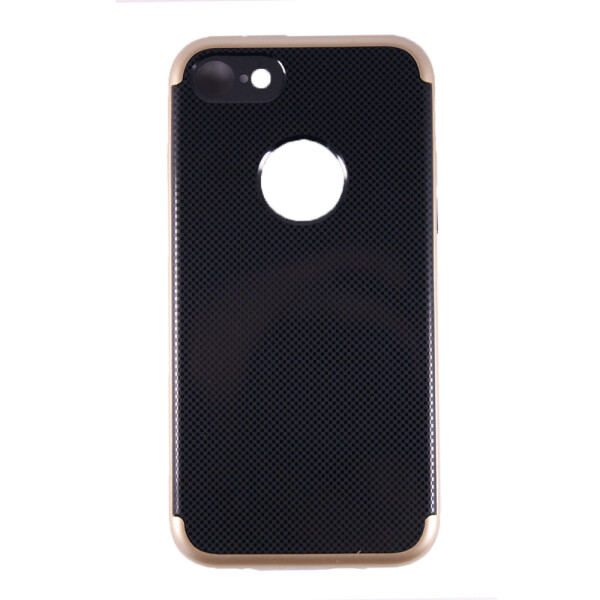 

Чехол-накладка DK силикон с пластик бортом iPaky для Apple iPhone 7 / 8 (gold)