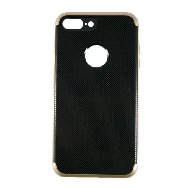 

Чехол-накладка DK силикон с пластик бортом iPaky для Apple iPhone 7 / 8 Plus (gold)