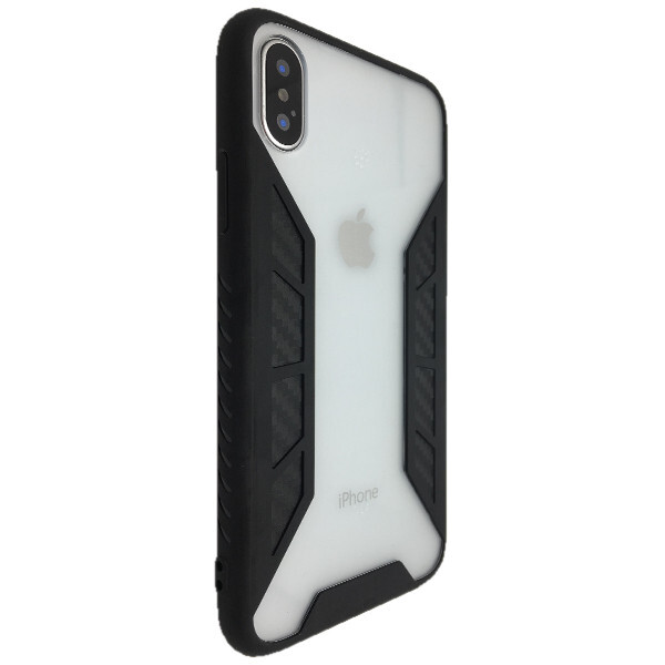 

Чехол-накладка DK силикон с пластиком Dark Knight для Apple iPhone X / XS (black)