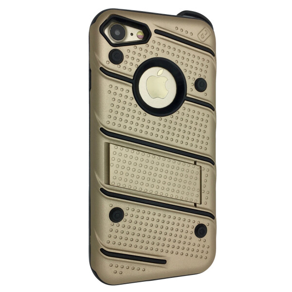 

Чехол-накладка DK силикон с пластиком Musubo для Apple iPhone 7 / 8 (gold)