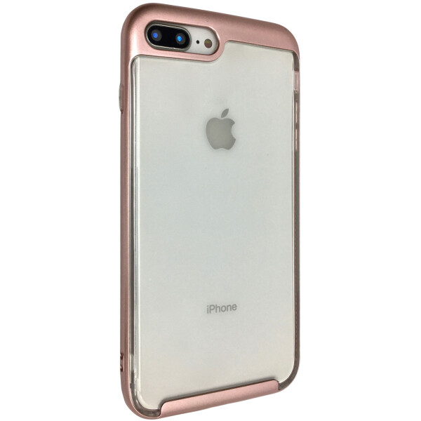 

Чехол-накладка DK силикон с пластиком Rock Seagul для Apple iPhone 7 / 8 Plus (rose gold)