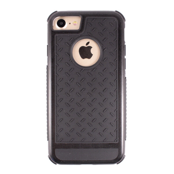 

Чехол-накладка DK силикон с пластиком Колесо удачи для Apple iPhone 7 / 8 (black)
