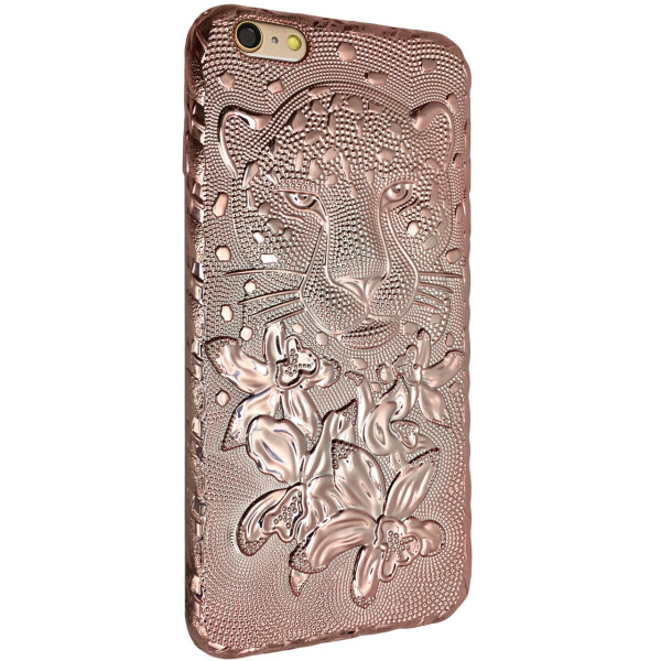 

Чехол-накладка DK силикон хром лиловая пантера для Apple iPhone 6 / 6S Plus (rose gold)
