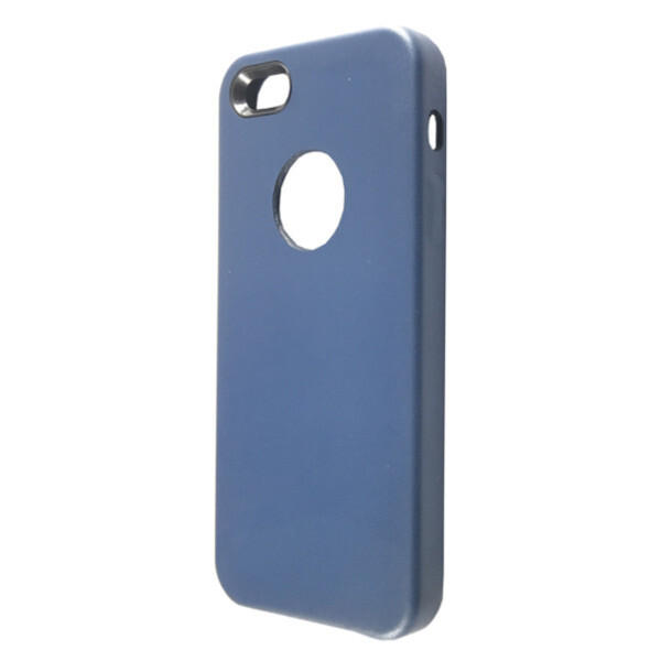 

Чехол-накладка DK-Case кожа открытая под лого для Apple iPhone 5/5S (dark blue)