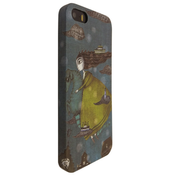 

Чехол-накладка DK-Case пластик Alice luminescent для Apple iPhone 5/5S (океан)