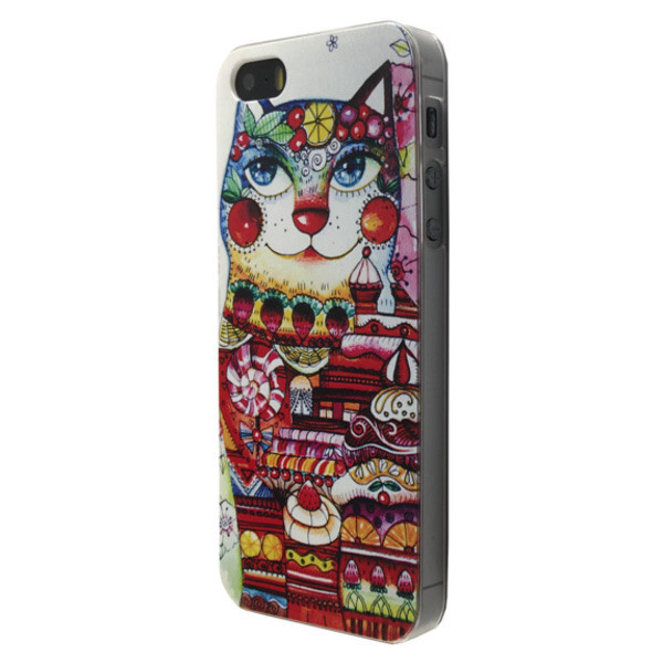 

Чехол-накладка DK-Case пластик Пироженковый Кот для Apple iPhone 5 / 5S