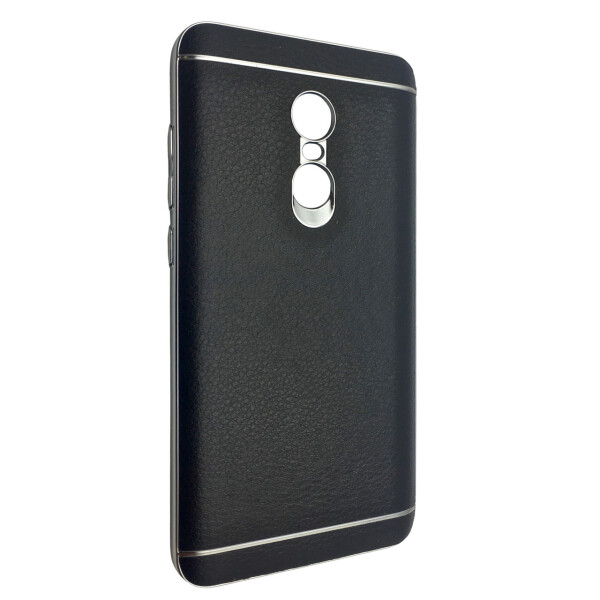 

Чехол-накладка DK-Case пластик с кожей для Xiaomi Redmi Note 4 (black)