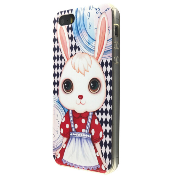 

Чехол-накладка DK-Case пластик с силикон бортом зайка заробитчанка для Apple iPhone 5 / 5S