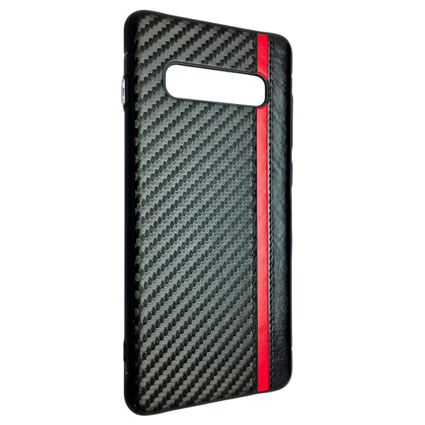

Чехол-накладка DK-Case пластик силикокон борт Carbon Camaro для Samsung S10 (black)