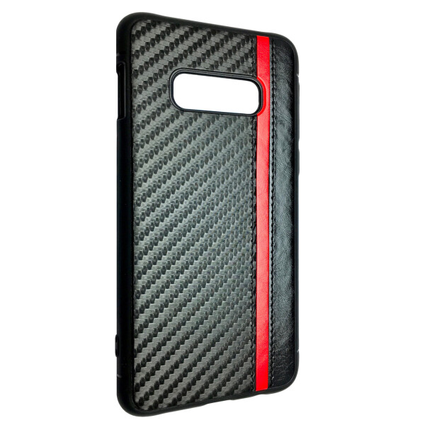 

Чехол-накладка DK-Case пластик силикокон борт Carbon Camaro для Samsung S10e (black)