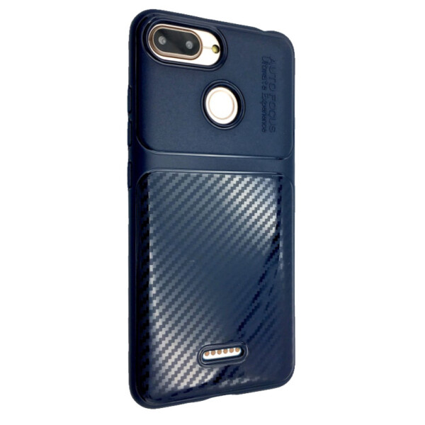 

Чехол-накладка DK-Case силикон Autofocus Carbon Glance для Xiaomi Redmi 6 (blue)