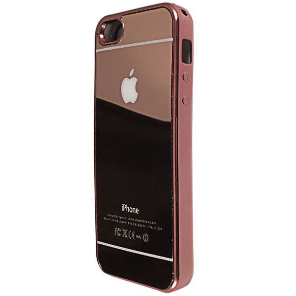 

Чехол-накладка DK-Case силикон Blex зеркало для Apple iPhone 5/5S (rose gold)