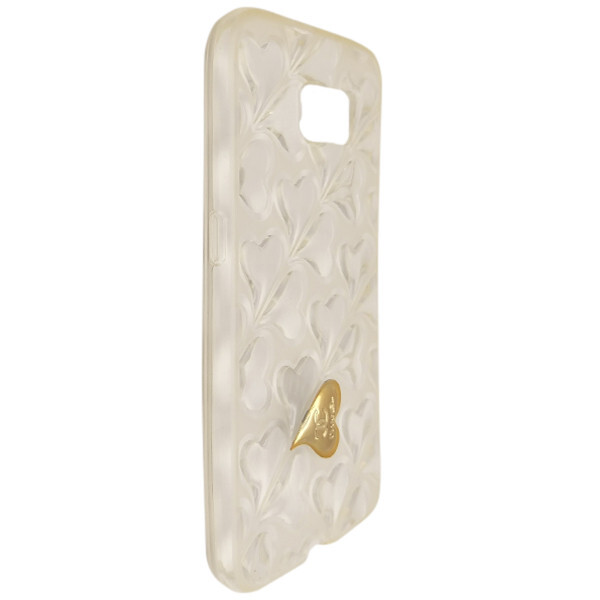 

Чехол-накладка DK-Case силикон Brand Hearts для Samsung S6 (clear)