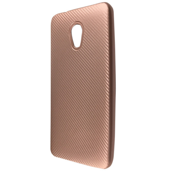 

Чехол-накладка DK-Case силикон Carbon для Meizu M5S (rose gold)