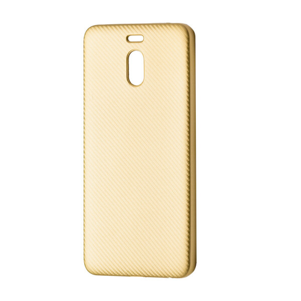 

Чехол-накладка DK-Case силикон Carbon для Meizu M6 Note (gold)