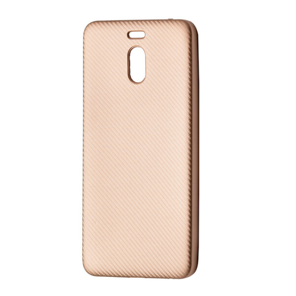 

Чехол-накладка DK-Case силикон Carbon для Meizu M6 Note (rose gold)