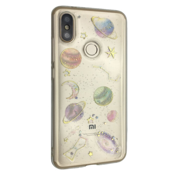 

Чехол-накладка DK-Case силикон Heart Galaxy для Xiaomi Redmi Note 5 (clear)