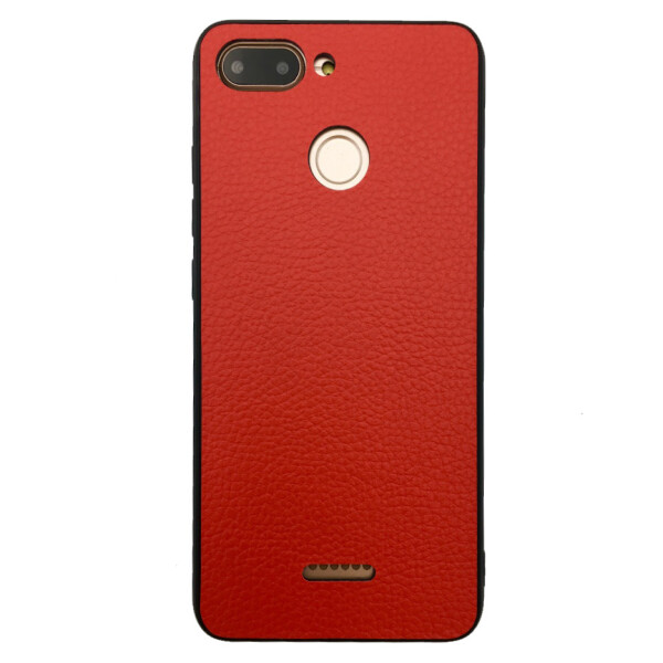 

Чехол-накладка DK-Case силикон Leather Case Business для Xiaomi Redmi 6 (red)