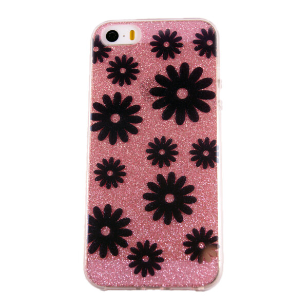 

Чехол-накладка DK-Case силикон Magic Flowers Ромашка для Apple iPhone 5/5S (pink)
