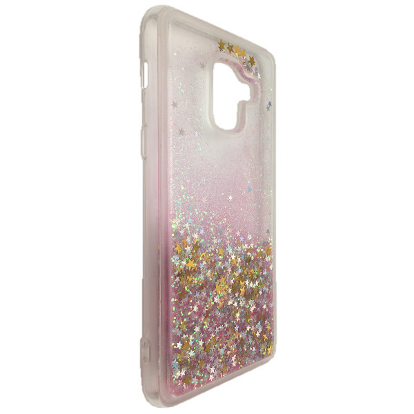 

Чехол-накладка DK-Case силикон Аквариум Звёзды для Samsung A8 (pink light)