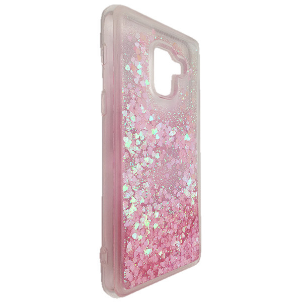 

Чехол-накладка DK-Case силикон Аквариум Сердечки для Samsung A8 (, )