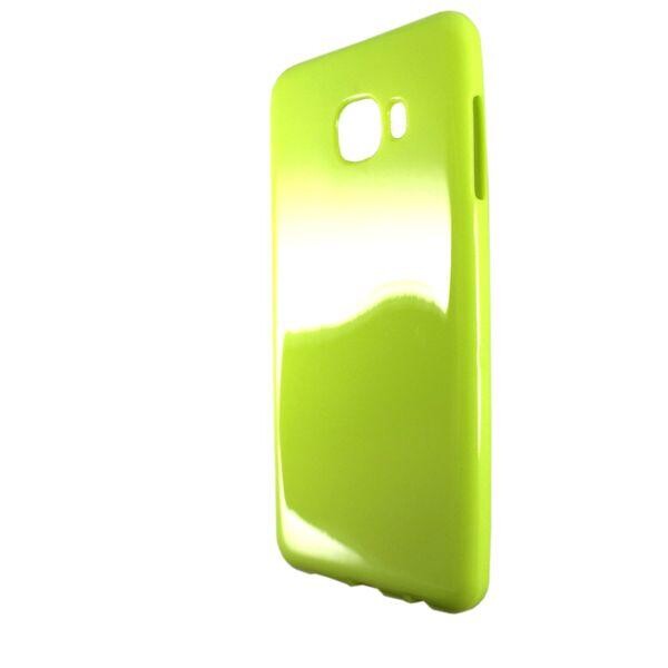 

Чехол-накладка DK-Case силикон глянец Ртутный для Samsung C5 (light green)
