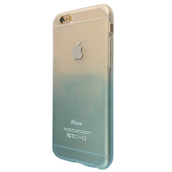 

Чехол-накладка DK-Case силикон градиент хром лого для Apple iPhone 5/5S (blue/white)