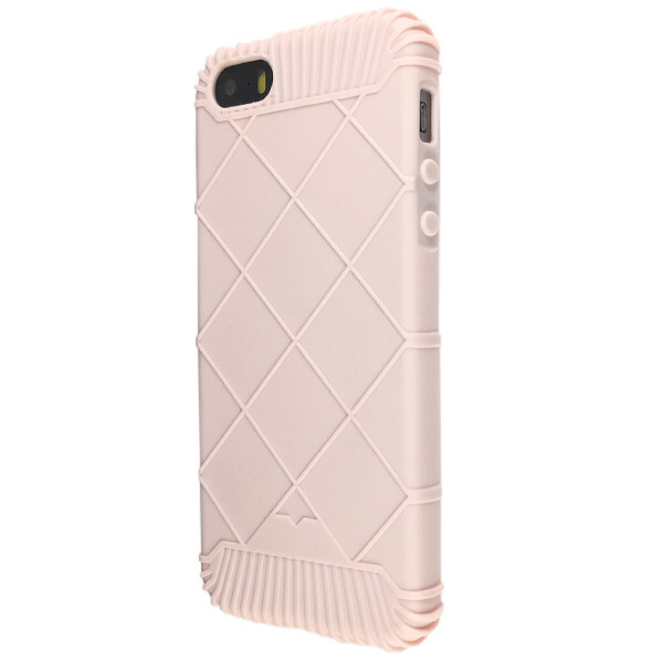 

Чехол-накладка DK-Case силикон Гребень для Apple iPhone 5 / 5S (light pink)
