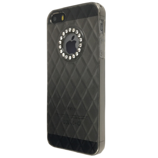 

Чехол-накладка DK-Case силикон диван c камнями для Apple iPhone 5 / 5S (dark)