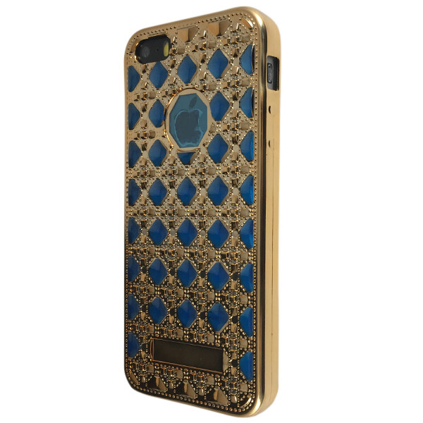

Чехол-накладка DK-Case силикон Кардинал с окошком под лого для Apple iPhone 5/5S (blue)
