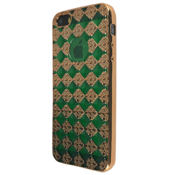 

Чехол-накладка DK-Case силикон Кардинал с окошком под лого для Apple iPhone 5/5S (green)
