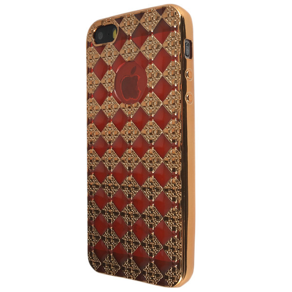 

Чехол-накладка DK-Case силикон Кардинал с окошком под лого для Apple iPhone 5/5S (red)