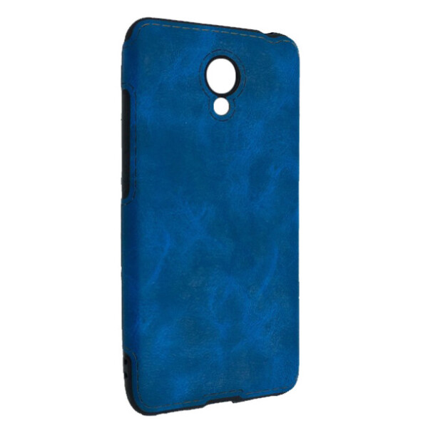 

Чехол-накладка DK-Case силикон кожа Sitched для Meizu M6 (blue)