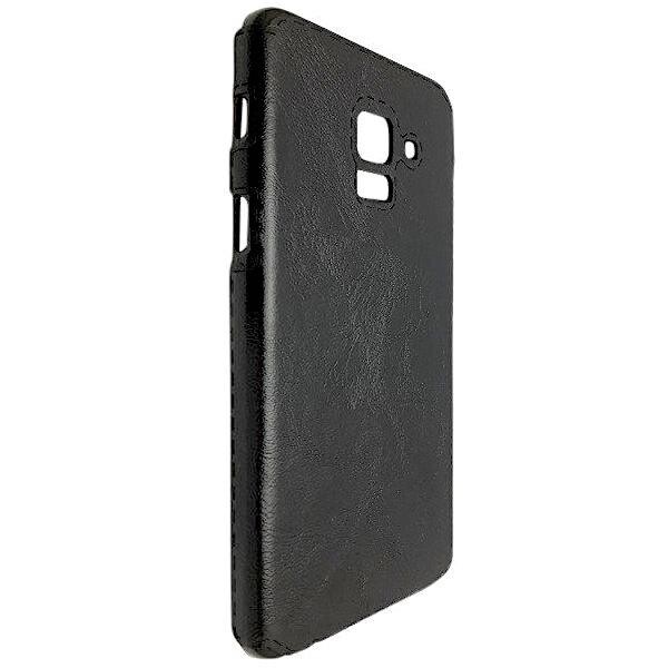 

Чехол-накладка DK-Case силикон кожа Sitched для Samsung A8 (black)