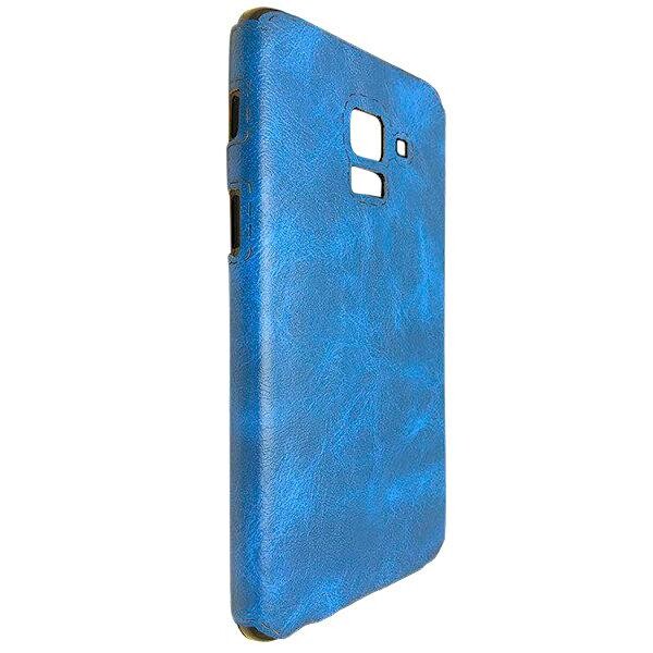 

Чехол-накладка DK-Case силикон кожа Sitched для Samsung A8 Plus (blue)