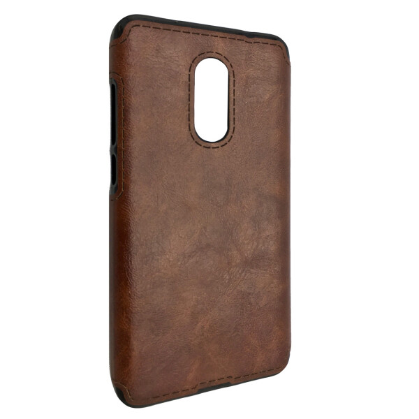 

Чехол-накладка DK-Case силикон кожа Sitched для Xiaomi Redmi Note 4X (brown)