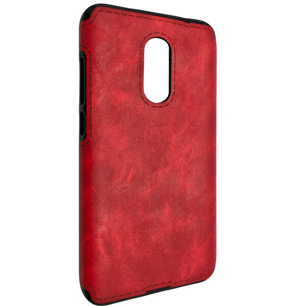 

Чехол-накладка DK-Case силикон кожа Sitched для Xiaomi Redmi Note 4X (red)