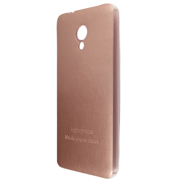 

Чехол-накладка DK-Case силикон кожаная наклейка для Meizu M5S (rose gold)